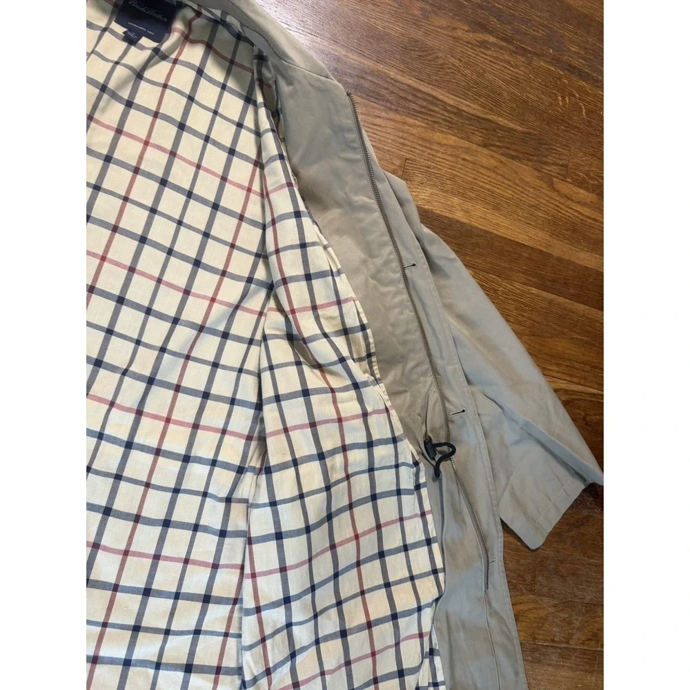 Vintage Brooks Brothers Overcoat Trench collar Coat XL Beige Men